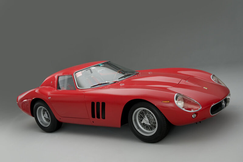 Red Ferrari sports car