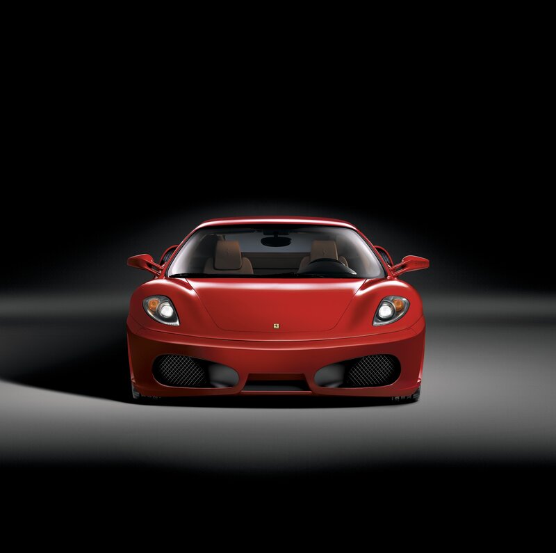 Red Ferrari sports car