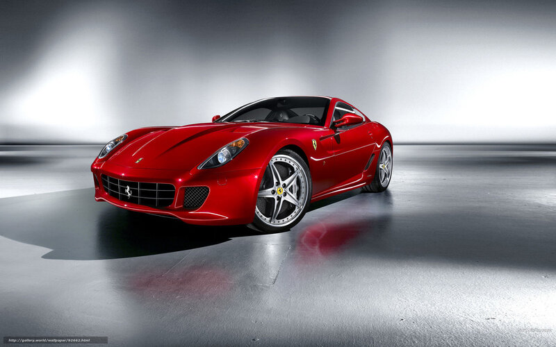 Red Ferrari sports car
