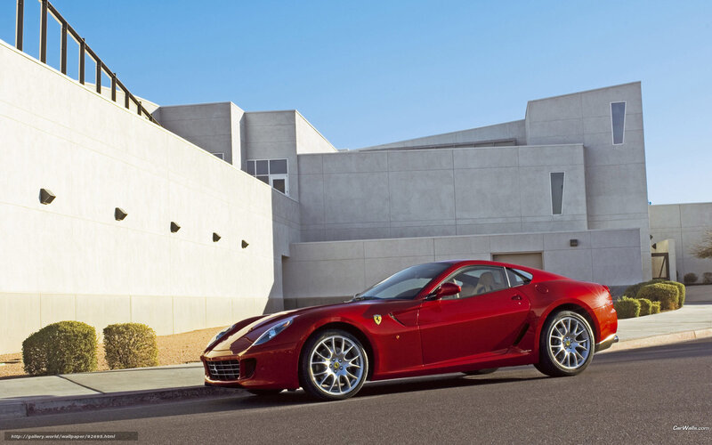 Red Ferrari sports car