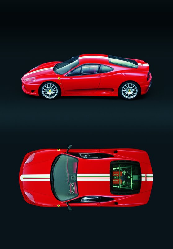 Red Ferrari sports car