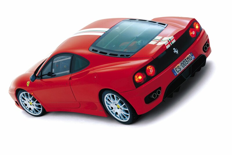 Red Ferrari sports car