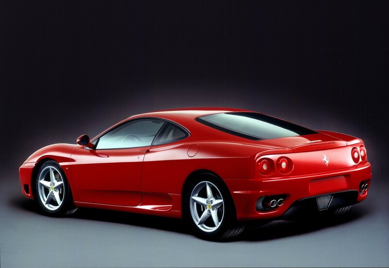 Red Ferrari sports car