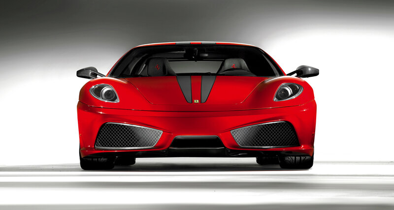 Red Ferrari sports car