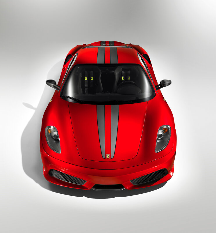 red ferrari sports car