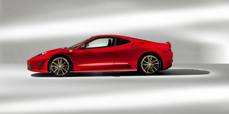 Red Ferrari sports car