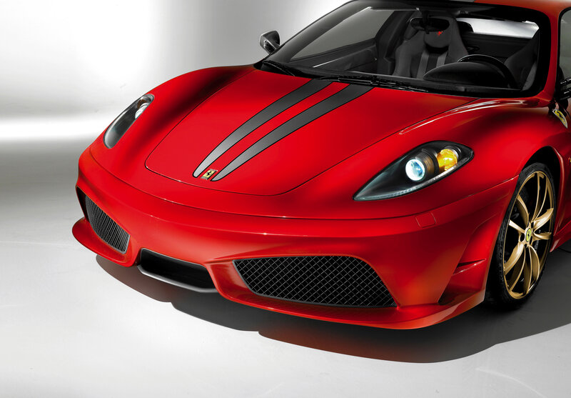Red Ferrari sports car