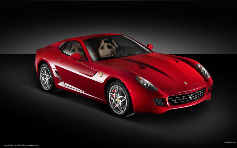 Red Ferrari sports car