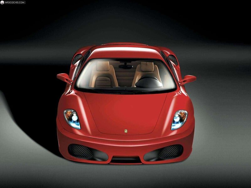 Red Ferrari sports car