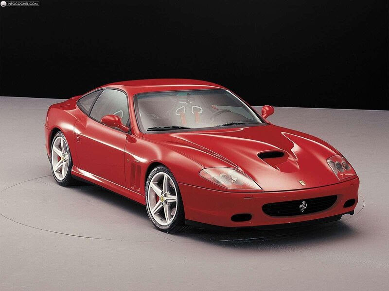 Red Ferrari sports car