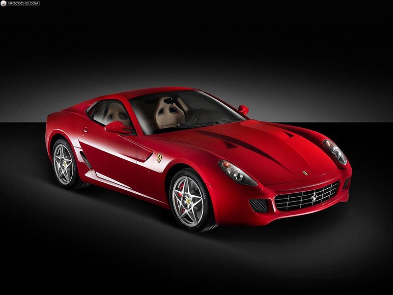 Red Ferrari sports car