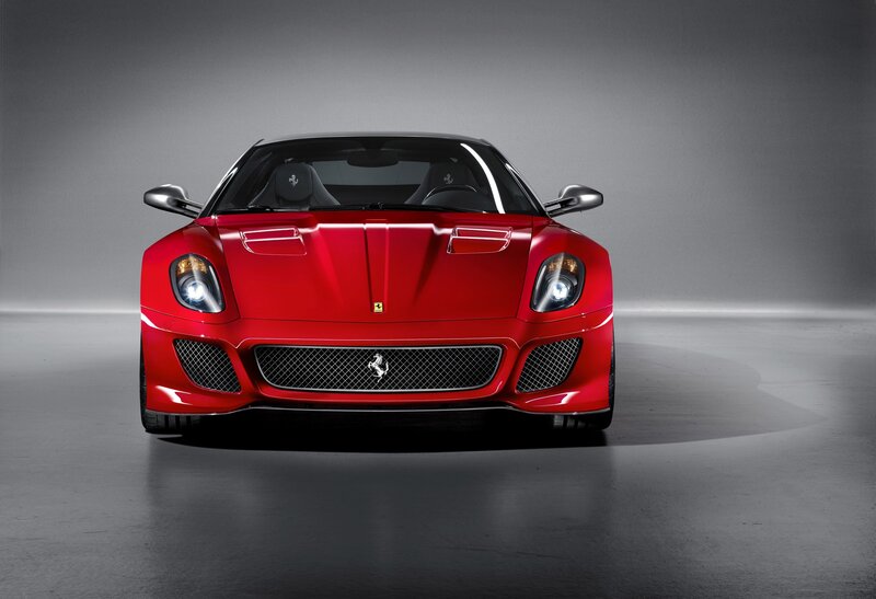Red Ferrari sports car