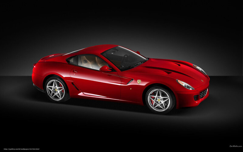 Red Ferrari sports car