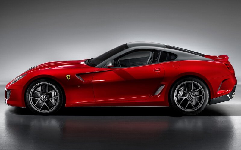 Red Ferrari sports car