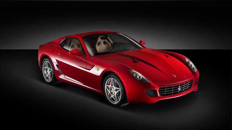 Red Ferrari sports car