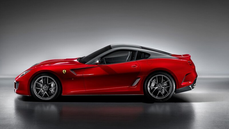 red ferrari sports car