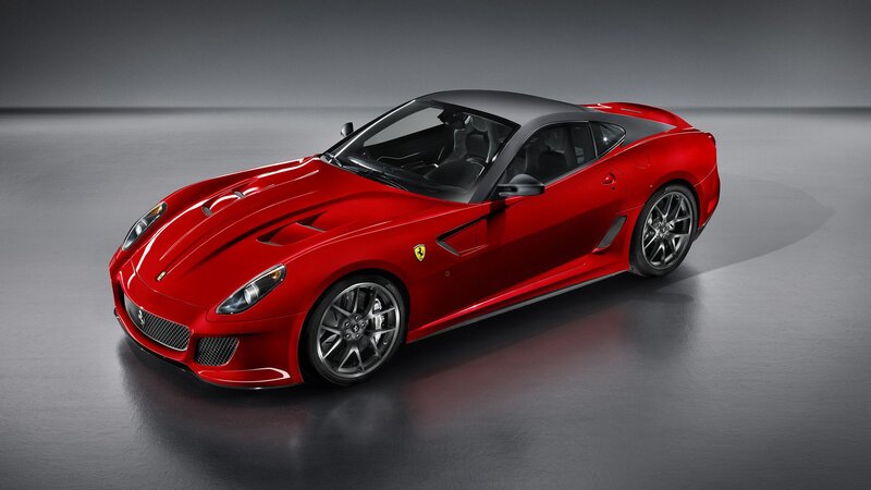 Red Ferrari sports car