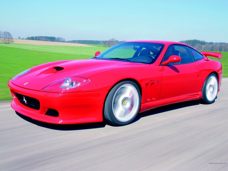 red ferrari sports car
