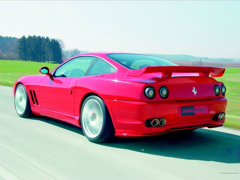 red ferrari sports car