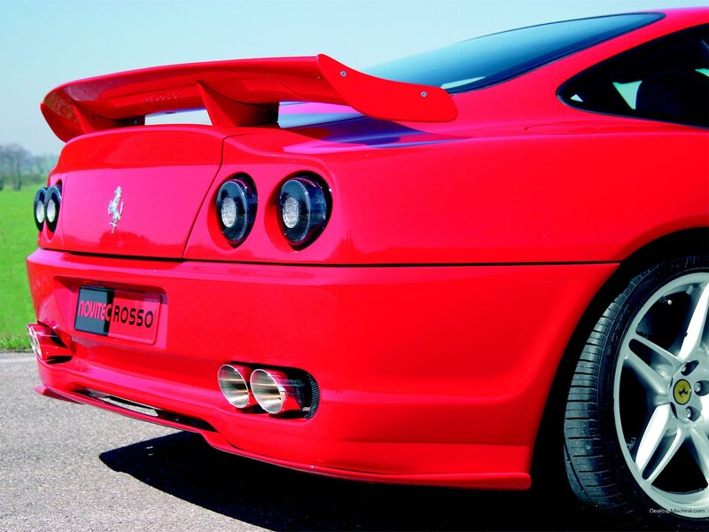 red ferrari sports car