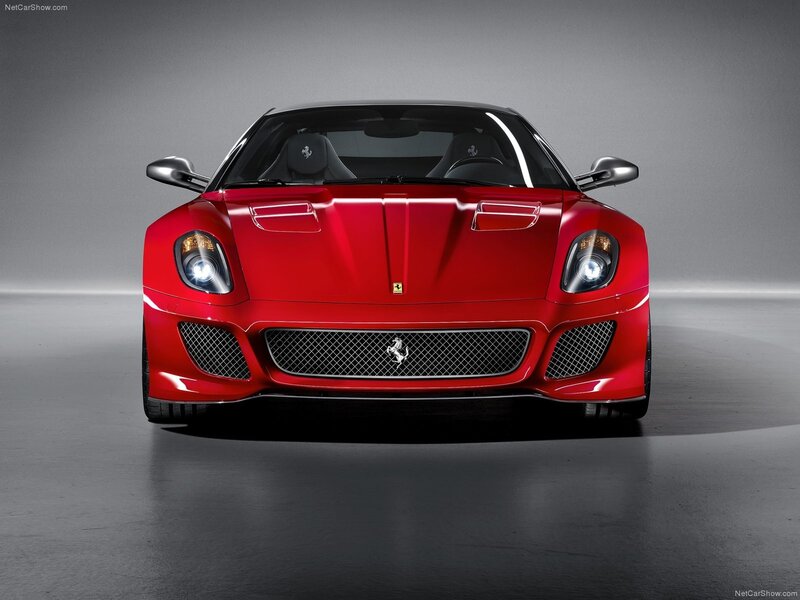 Red Ferrari sports car