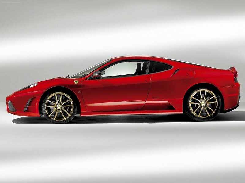 red ferrari sports car