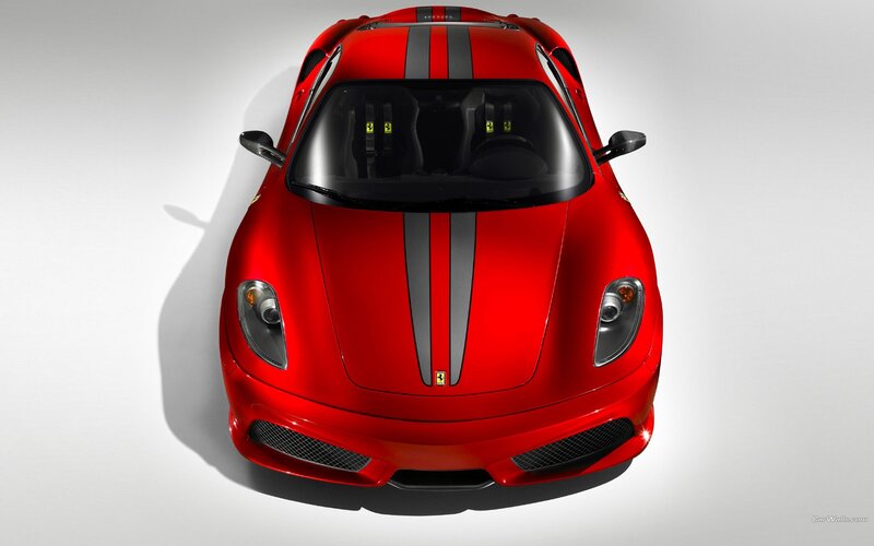 red ferrari sports car