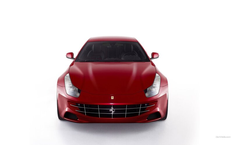 red ferrari sports car