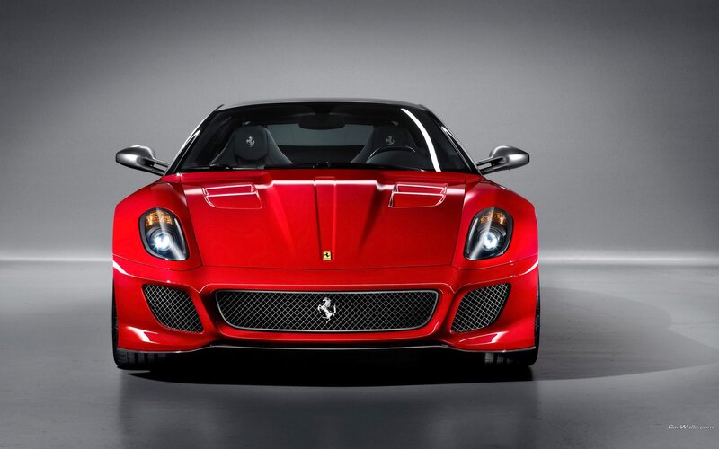 red ferrari sports car