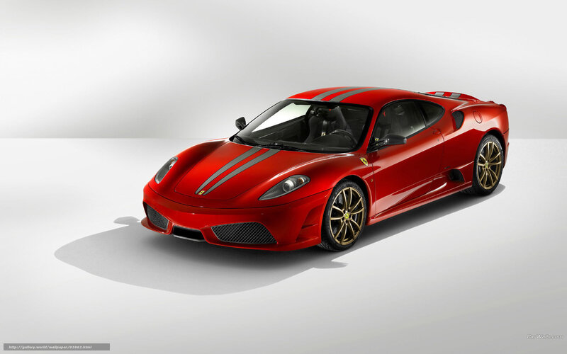 Red Ferrari sports car