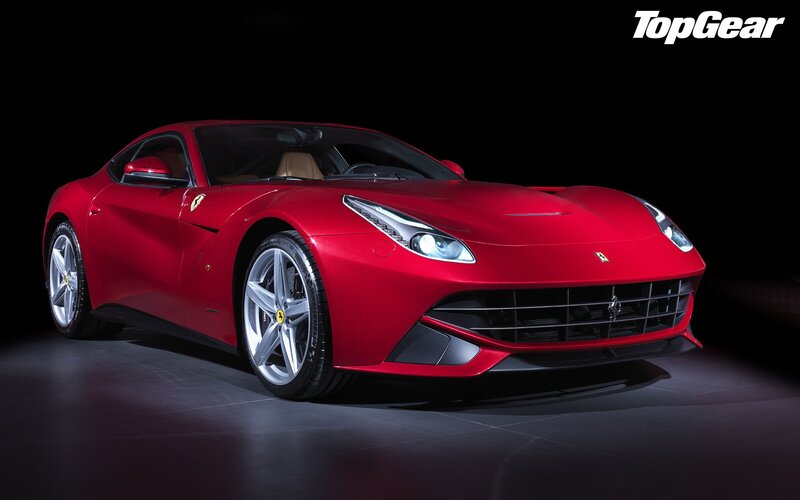 Red Ferrari sports car