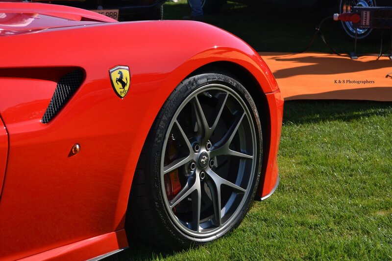 Red Ferrari sports car