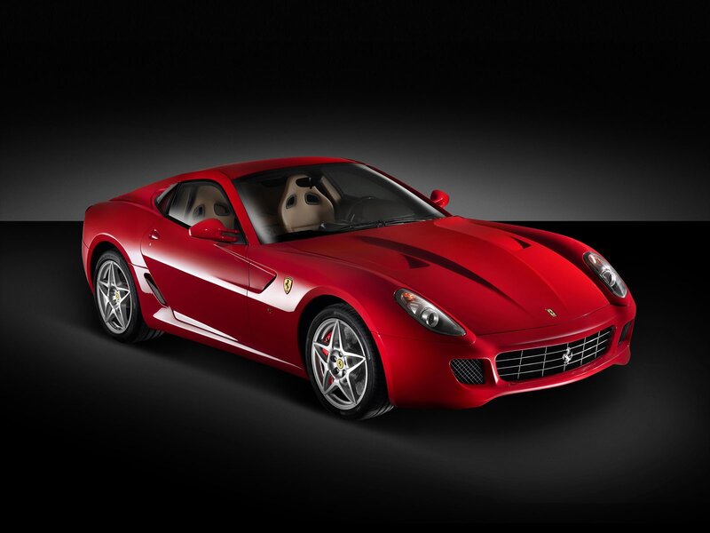 Red Ferrari sports car
