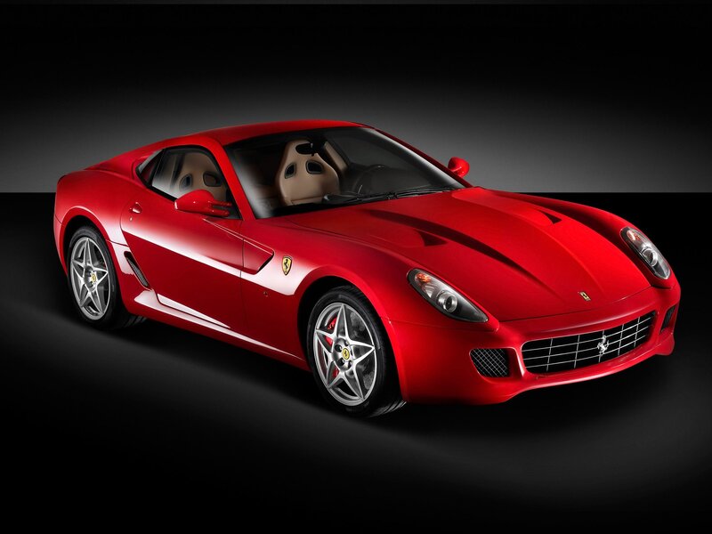 Red Ferrari sports car