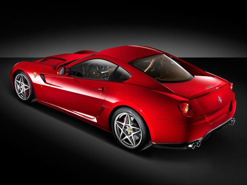 Red Ferrari sports car