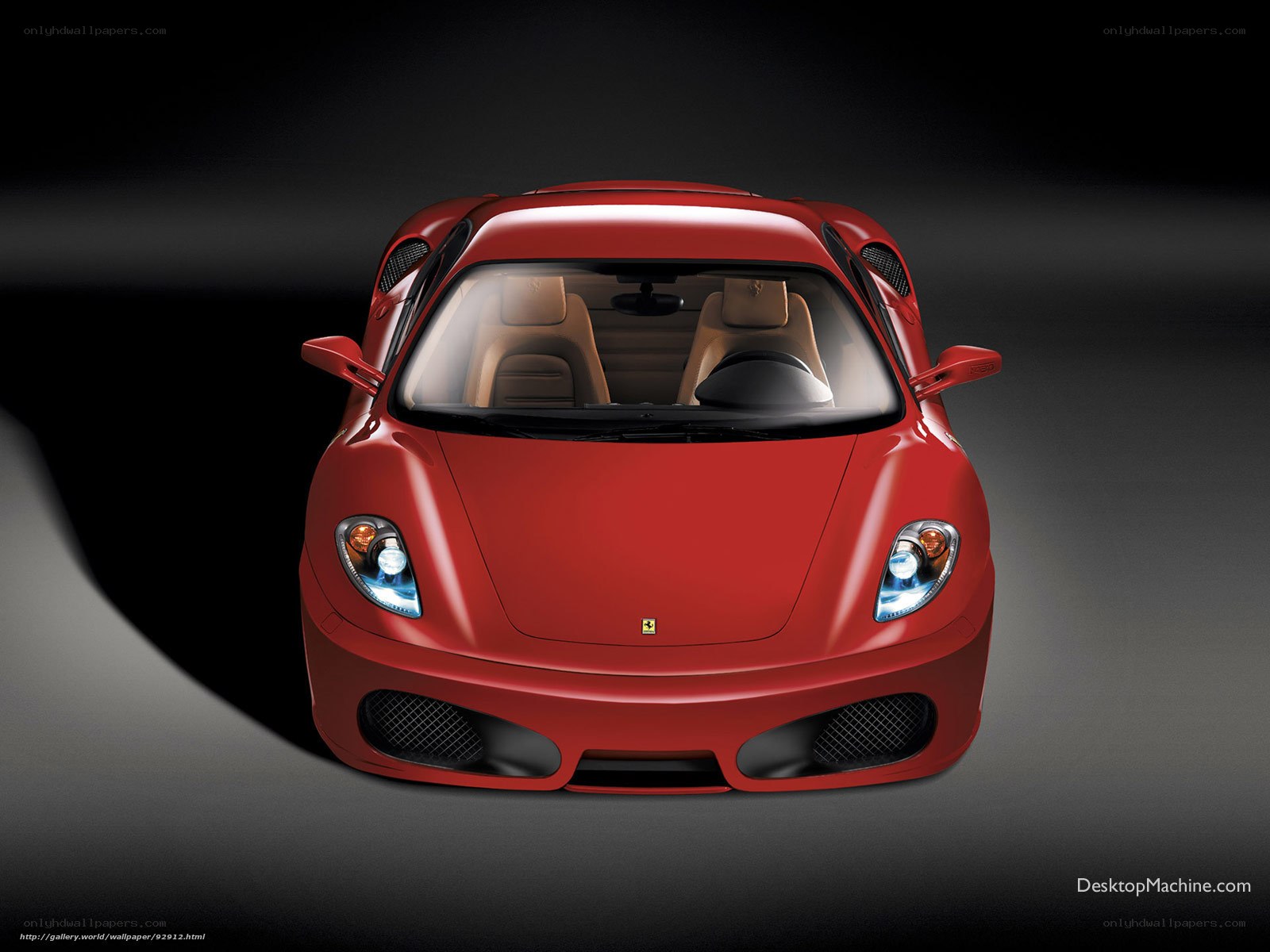 Red Ferrari sports car