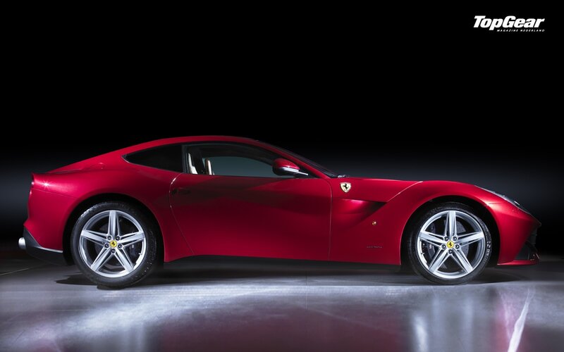 Red Ferrari sports car