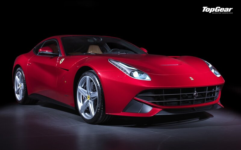 Red Ferrari sports car