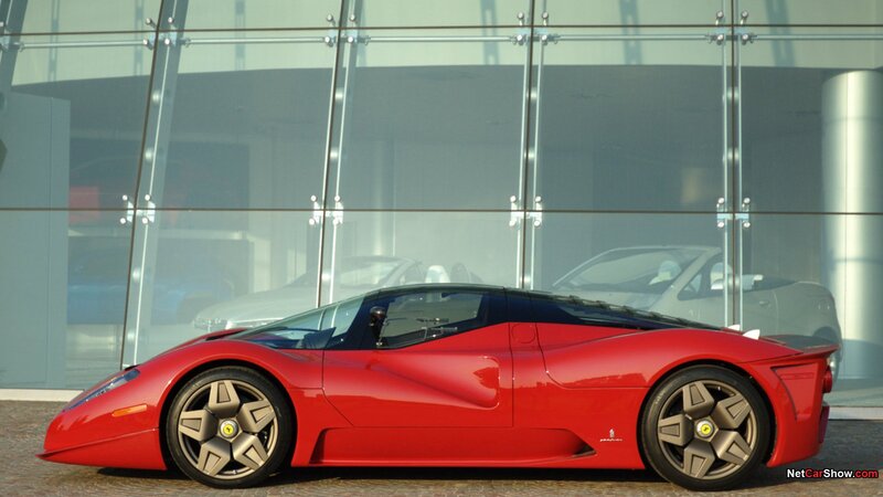 red ferrari sports car