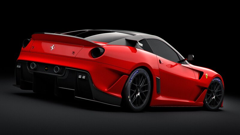red ferrari sports car