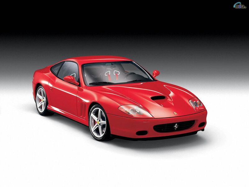 Red Ferrari sports car