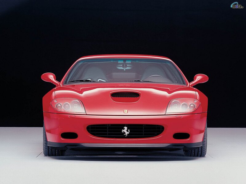 Red Ferrari sports car