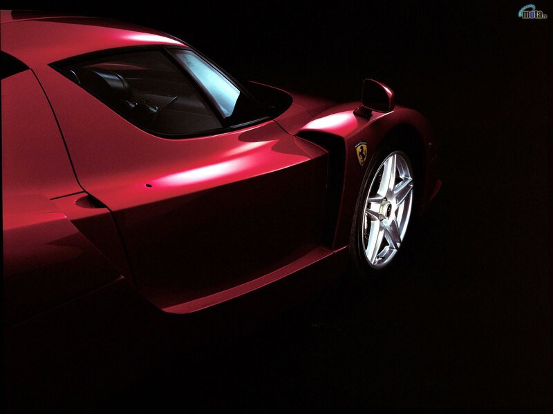 Red Ferrari sports car