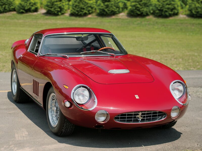 Red Ferrari sports car