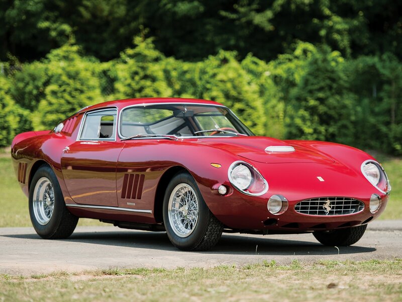 Red Ferrari sports car