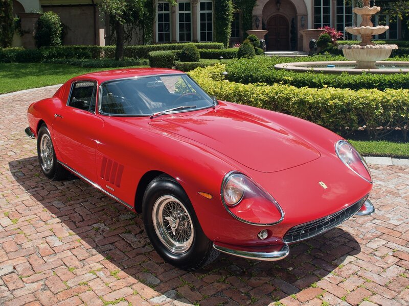 Red Ferrari sports car
