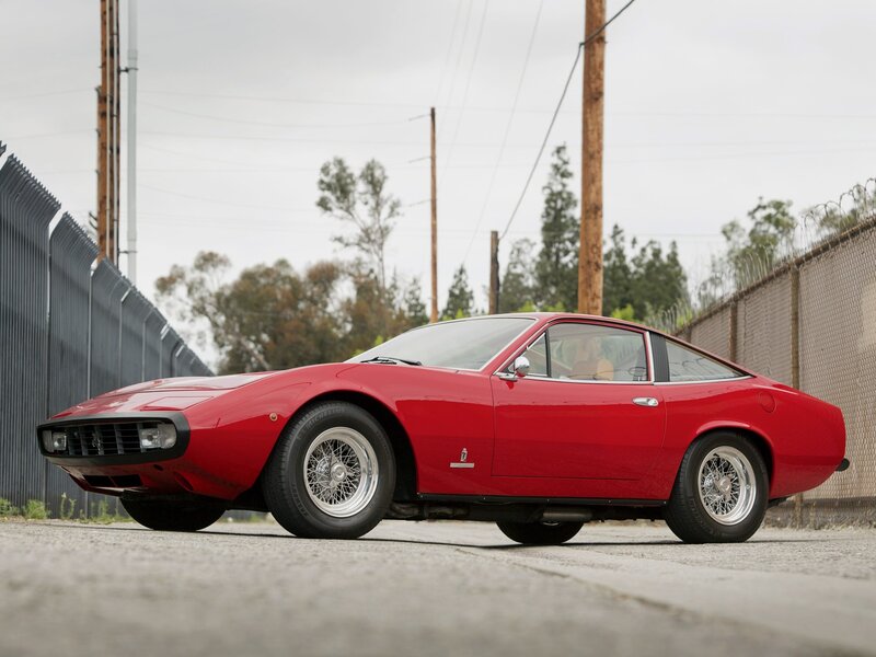 Red Ferrari sports car