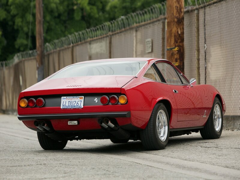 Red Ferrari sports car