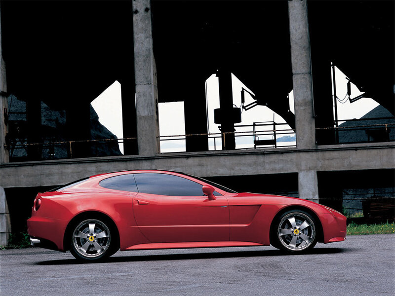 Red Ferrari sports car