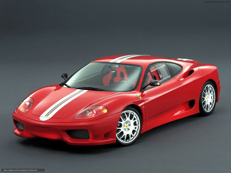 Red Ferrari sports car